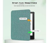 Para Kindle paperwhite 6 12th 2024 Slim durable pu cubierta de cuero auto Wake/Sleep