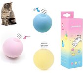 Juguete de canto realista de bola de gato interactiva de 3 paquetes, juguete automático de patadas de gato inteligente, 3 sonidos realistas de anim...