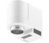 Grifo automático de ahorro de agua Grifo de sensor inteligente Infrarrojo Antidesbordamiento Cocina Baño Induci Blanco
