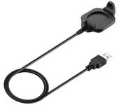 Cable de clip de carga de cargador USB para reloj GPS multideporte Forerunner 920XT negro