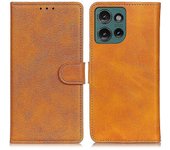 undefined Para Motorola Edge 50 Neo 5G Stand Wallet Case Funda de teléfono de cuero con textura de vaca Multicolor Style C