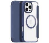 Funda de cuero DUX DUCIS Skin X Pro para iPhone 16 Pro compatible con la funda del teléfono del tarjetero MagSafe Multicolor Style C