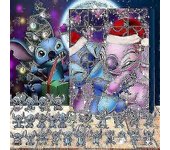 Calendario de Adviento de Navidad de Stitch para niños Juguetes Disney Lilo Stitch Blind Box Juguetes Noel Decoración 2023 2024 Juguetes Regalo de ...