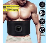 Abdomen eléctrico Cinturón adelgazante Cuerpo abdominal Cintura Banda Estimulador muscular Fitness Quema de grasa