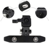 Soporte de luz de sillín de bicicleta de 1 pieza para soporte de faro delantero Trek Bontrager Soporte de luz trasera de riel de sillín de biciclet...
