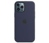 Funda de silicona con Magsafe para Iphone 12 Pro Max Azul oscuro