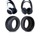 Almohadillas para auriculares Ps5 Pulse 3d Auriculares de reemplazo Almohadillas Almohadillas para los oídos Cubierta para los oídos Negro 2pcs