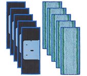 10 Pack Mop Pad for M6 Ultimate Robot Mop,Washable Microfiber Replacement Cleaning Pad