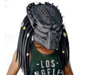 Casco Predator Réplica Máscara Máscara de Látex Halloween Cosplay Disfraz Prop Latex