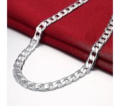 925 collar de plata esterlina para los hombres 20/24 pulgadas clásico 8mm cadena joyería lujo boda Navidad regalos