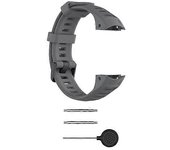 Correa de reloj para Garmin Instinct Band Silicona Correa de repuesto pulsera de 22 mm Gris