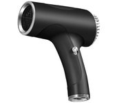 Secador de pelo recargable inalámbrico Secador de pelo portátil de viento frío y caliente para viajes al aire libre Negro