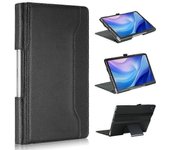 Para Lenovo Tab Plus TB351FU / Xiaoxin Pad Studio 11.5 pulgadas Soporte de caja PU Cubierta de teléfono de tableta de cuero Negro
