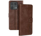 Avizar Funda para Motorola Edge 50 Ultra Wallet Video Holder Marrón