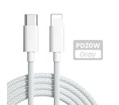 20W PD USB C Cable for iPhone 14 13 12 Pro Max Fast Charging USB C Cable for iPhone 12 Mini Pro Max Data USB Type C Cable 1/2M