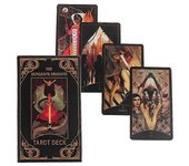 El juego de mazo de mesa de la fiesta familiar de la carta del tarot de los dragones de las mazmorras