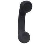 Auricular de teléfono retro inalámbrico universal compatible con Bluetooth 2.0 Auriculares receptores a prueba de radiación para teléfono móvil Negro