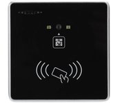 Lector de tarjetas RFID Código de barras 2D QR Control de acceso Rader para Wiegand TTL RS232 RS485ID Card