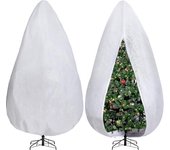 Bolsa de almacenamiento de árbol de Navidad vertical de 9 x 4 pies - Cubiertas de almacenamiento de árbol de Navidad ajustables - Kb no tejida 9FT ...