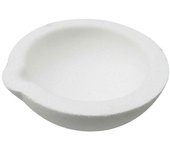 Taza de crisol del plato de fusión Fundición de cerámica de 2,2 pulgadas de sílice derretida Joyería de oro y plata blanca Blanco