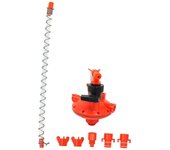Regulador Línea de agua Válvula reguladora de presión Fuente de agua para aves de corral Bebedero de codornices Bebedero para pájaros Dispensador d...
