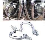 Redkid Barra de choque de protección del motor de la motocicleta para Honda Nighthawk 750 Cb750 1992-2008 1993 1994 1995 1996 1997 1998 Protector d...