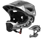 Casco integral desmontable para niños Lixada Casco de bicicleta de seguridad deportiva para niños Equipo de protección para ciclismo Skateboarding ...