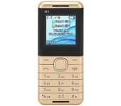 M3 2G Teléfono Celular Desbloqueado Pantalla de 1.44 Pulgadas Botón Grande Teléfono Celular con Cordón Doble Tarjeta SIM 1000mAh Batería para Perso...