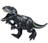 Figuras de dinosaurios, bloques de Indominus T Rex, fiesta de cumpleaños para niños