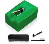 ATN95E Lápiz óptico de repuesto para tocadiscos AT-LP120-USB AT93 AT95, agujas de tocadiscos de diamante verde