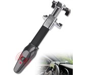 Xymcv Antirrobo de coche 2 en 1, bloqueo del volante y alarma inteligente de 120 dB, palo antirrobo del coche con alarma, bloqueo del volante del c...