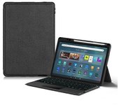 Para estuche de tableta a prueba de golpes Amazon Fire Max 11 + teclado inalámbrico desmontable con retroiluminación
