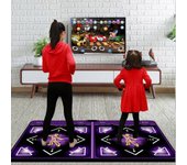 Accesorios para juegos Doble usuario Dance Mats Antideslizante Dance Step Pads Sense Game English para Pc Tv A