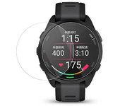 2 piezas para Garmin Forerunner 165 protector de pantalla de vidrio templado 2.5D Arc Edge HD Clear Watch Film