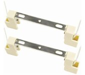 Casquillo para lámpara R7S 118mm halógena y bombilla LED R7S, CA 100-240V, base lineal R7S J118 Soporte cerámico para foco/lámpara de pared/techo, ...
