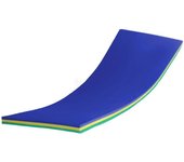 Alfombra de flotador de agua Insumergible Cómoda almohadilla flotante para la navegación en el lago de la playa 110cmx40cmx3.3cm Blue Green Yellow