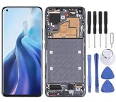 Repair Parts Orig Pantalla LCD para Xiaomi Mi 11 Lite 4G / 11 Lite 5G Ne M2101k9ag M2101k9ai Digitalizador Montaje completo con marco Negro
