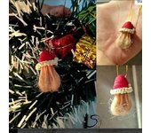 Bolas de bolas de Navidad colgantes creativos Árboles de Navidad Decoración de adornos colgantes Sombrero de Navidad