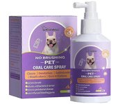 Spray de limpieza de dientes para perros y gatos Removedor de placa de mal aliento oral para mascotas Muy excelente