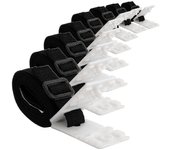 8 piezas Cubierta de la piscina Carrete Correas de carrete y clips Carretes Piscina Carrete de cubierta solar para el suelo carrete de la piscina T...