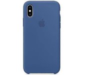 Funda de teléfono de silicona para Iphone X & Iphone Xs Azul oscuro