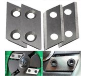 Juegos de herramientas manuales 2pc / set Garden Shredder Chipper Blades Cutters Set for Eco Es1600 / mcculloch