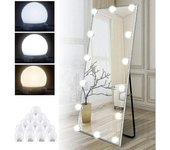 Kit De Luz De Espejo De 14 Bombillas Para Tocador De Maquillaje, Espejo Led Hollywood Regulable, Apósito USB