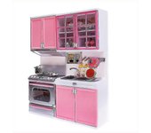 Juego de juguetes de cocina Cocina para niños Finge jugar Juego de cocina Armario Estufa Juguete de niña