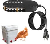 Calentador de baño para pájaros al aire libre de invierno Calentador de agua automático para baño de pájaros de temperatura constante para pájaros ...