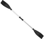 Remo de kayak, remo de kayak doble divisible remo de canoa remo de canoa para kayak canoa bote remos, negro