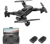 Dron RC con cámara 4K Dual Camera RC Quadcopter con función Evitación de obstáculos Flujo óptico Loca black-2 battery