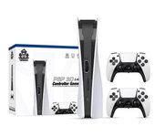 Q10 2.4G Consola de videojuegos HD inalámbrica 128G Plug and Play Game Station con 2 gamepads para PSP