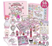 Calendario de Adviento de Navidad 2024 Cuenta regresiva Kuromi My Melody Cinnamoroll Sanrio Accesorios de juguete Niños Niñas Calendario Regalos Mi...