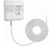 Adaptador de transformador de cargador de energía de 24 V 500 mA compatible con transformador de timbre de anillo de video con cable de 800 cm